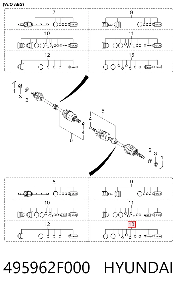 495962F000 Hyundai/Kia