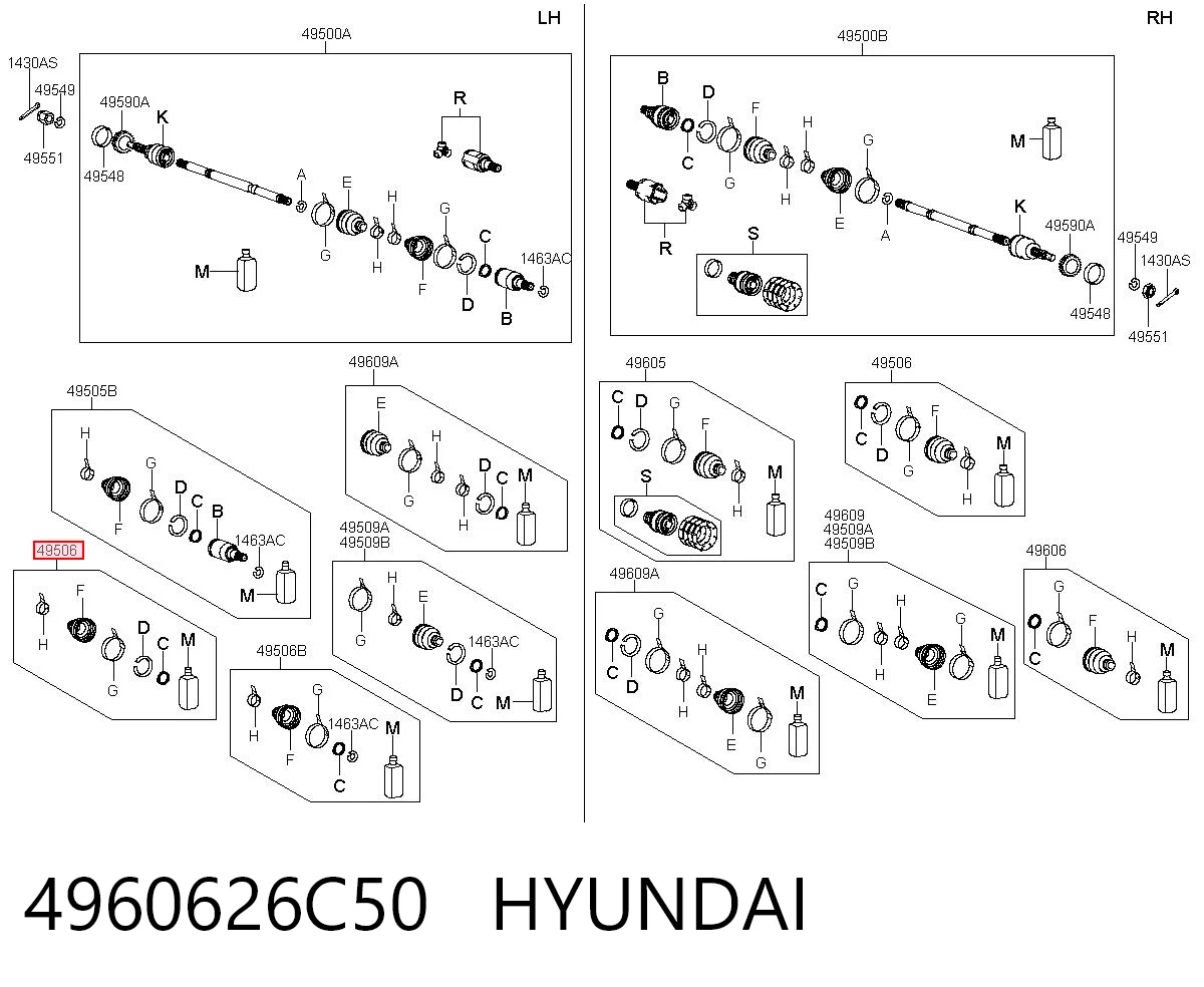 Пыльник ШРУСа передней полуоси наружный DAC HY0104