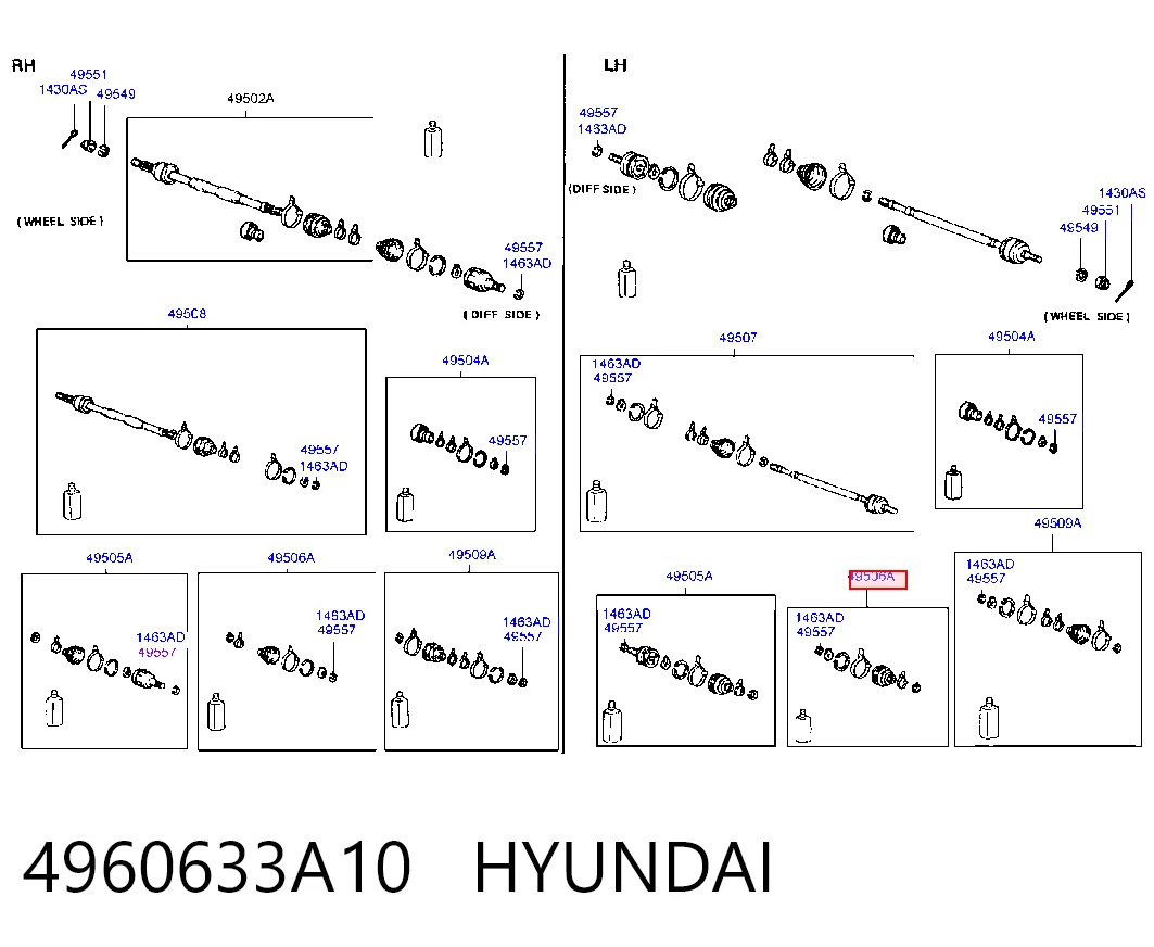 Купить HY0103 DAC Пыльник гранаты внутренний, передней полуоси