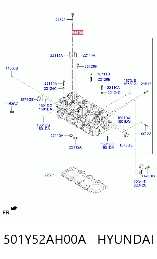 Головка двигателя CHM CHM350B цена, от 396.54 USD