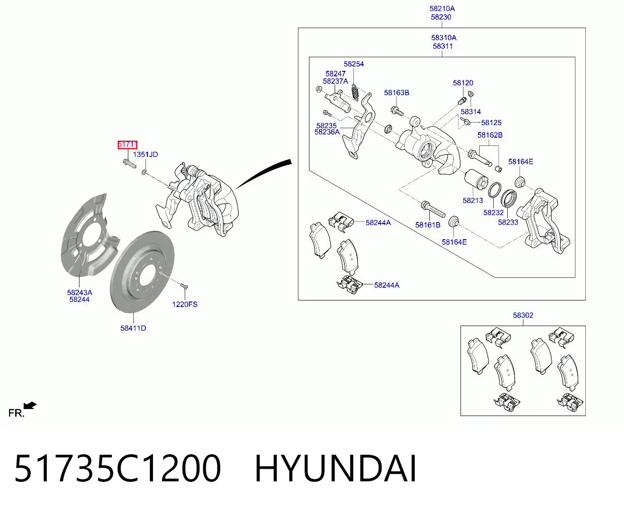 51735C1200 Hyundai/Kia 