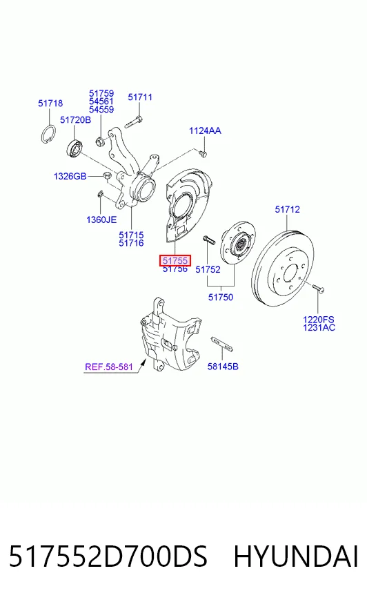 517552D700DS Hyundai/Kia