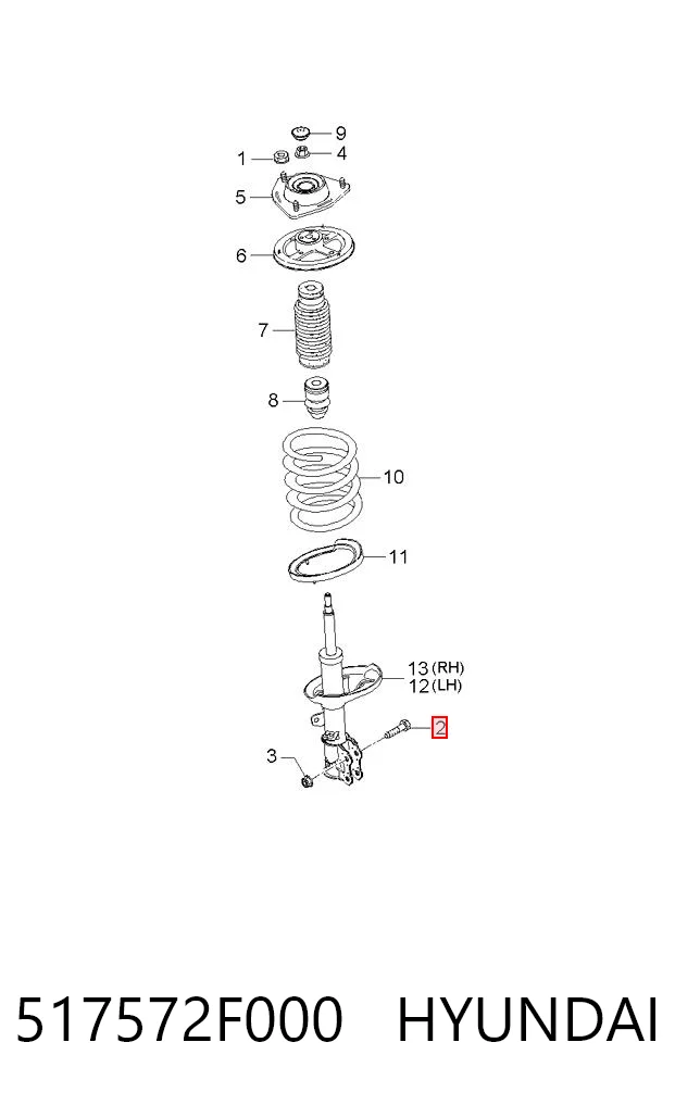 517572F000 Hyundai/Kia 