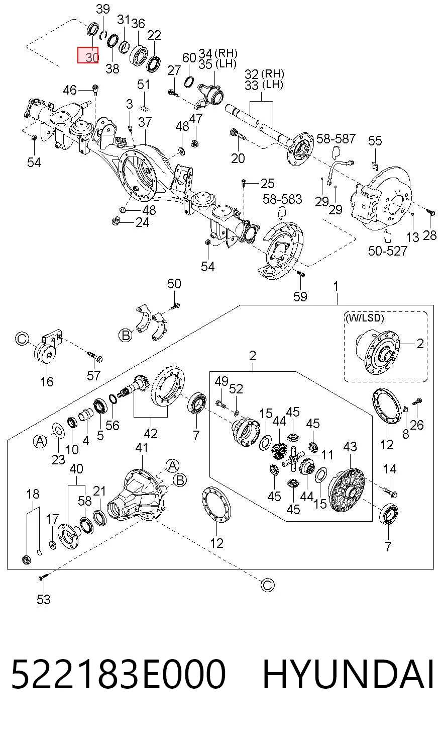 522183E000 Hyundai/Kia