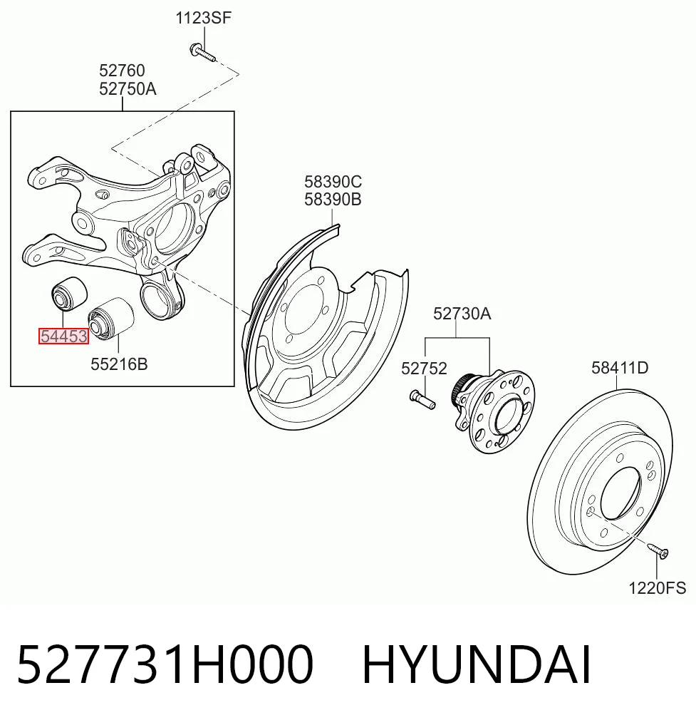 Сайлентблок амортизатора заднего Yamato J50334A цена, от 6.60 USD