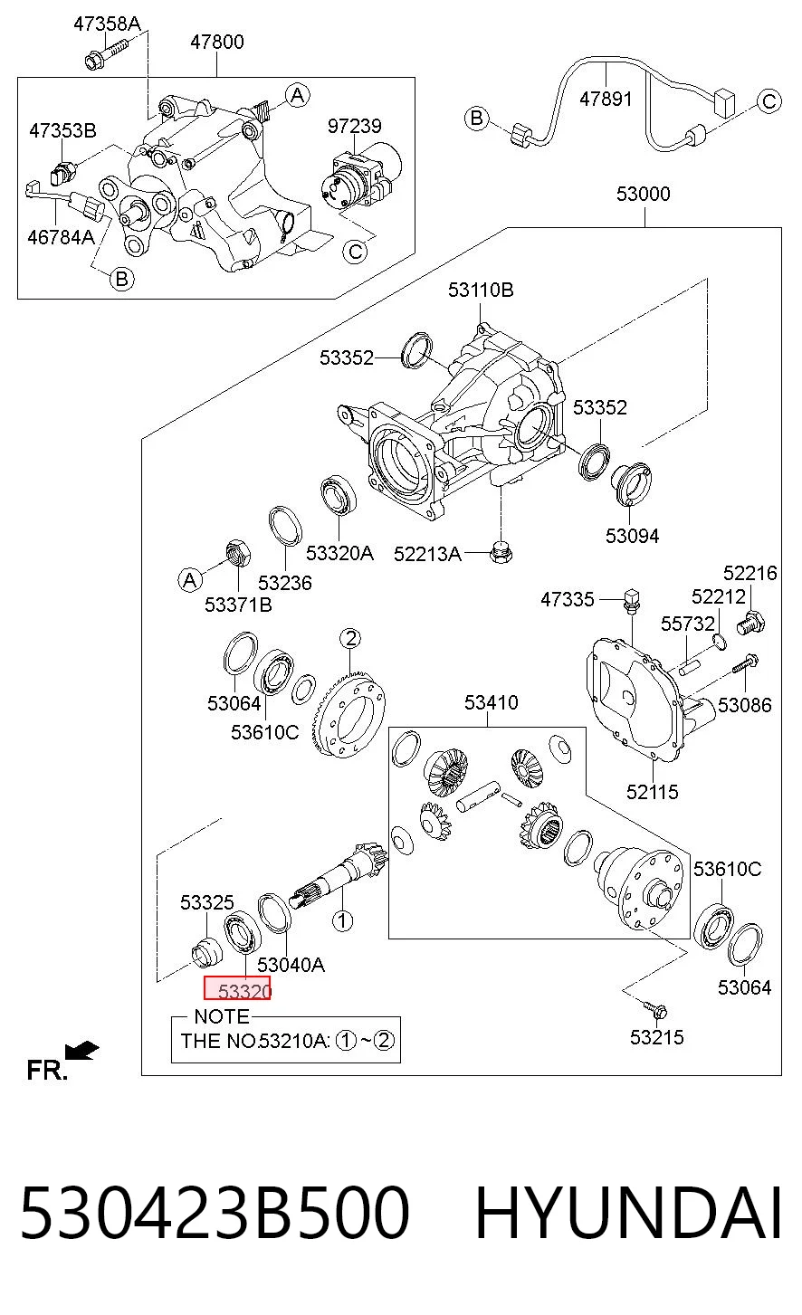 530423B500 Hyundai/Kia 