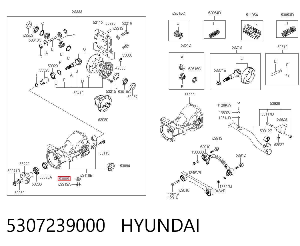 5307239000 Hyundai/Kia Прокладка пробки поддона АКПП