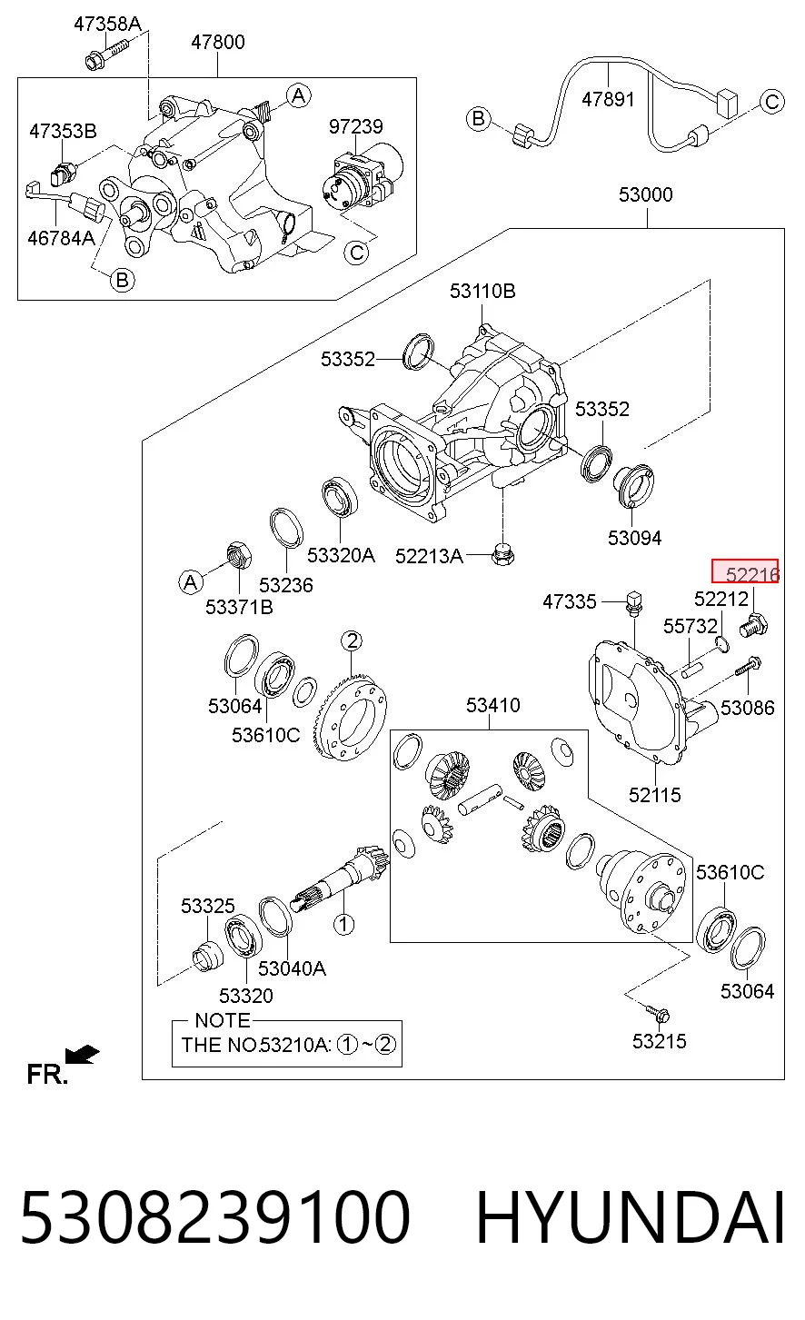 5308239100 Hyundai/Kia 