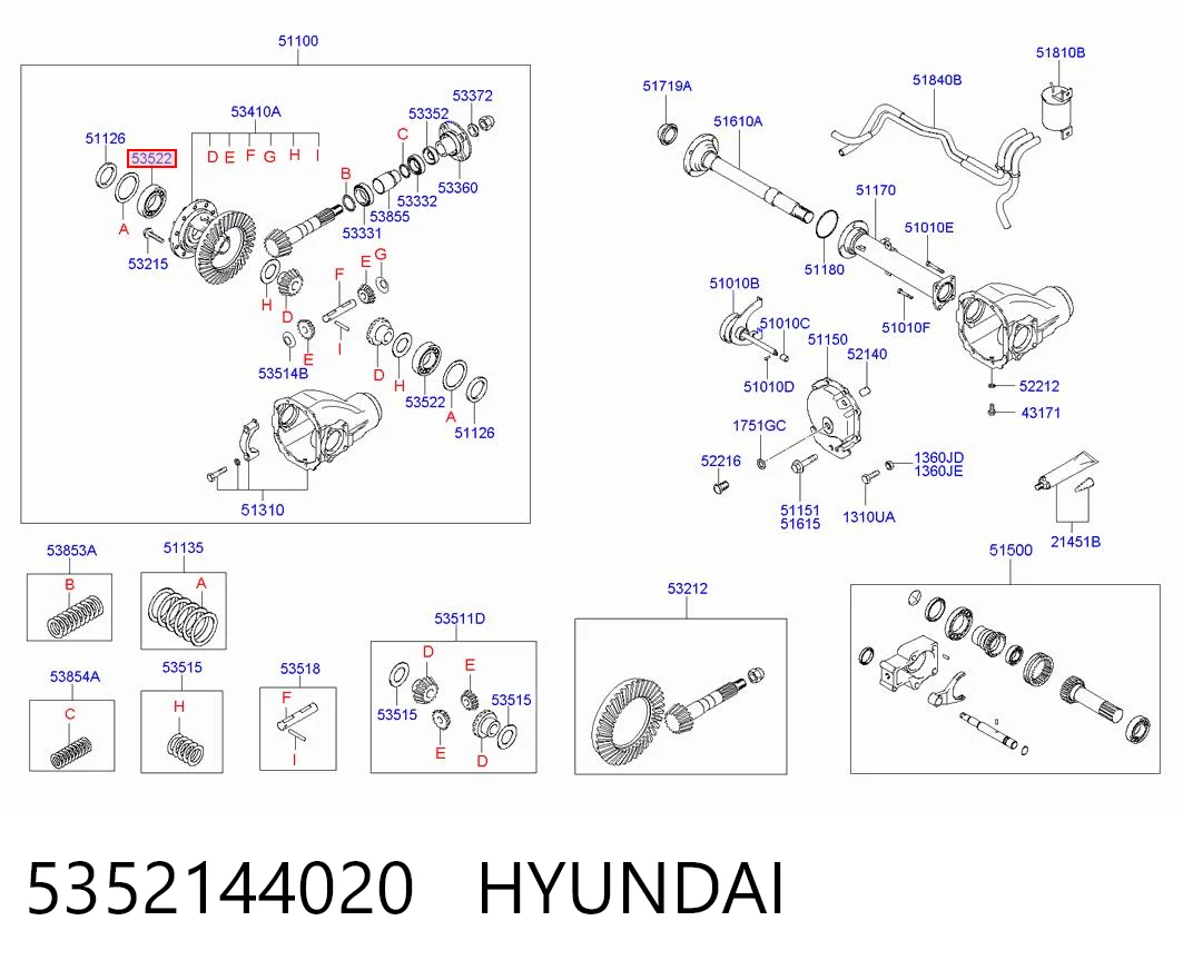 Купить 3S525001 AND Подшипник полуоси заднего моста внутренний
