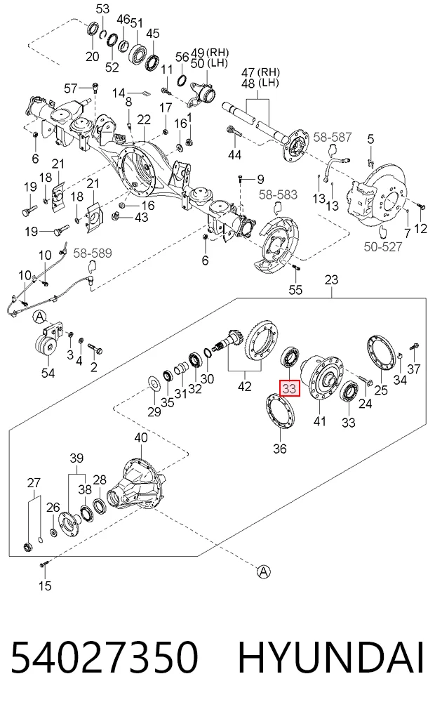 Подшипник задней ступицы 220966 Ruville