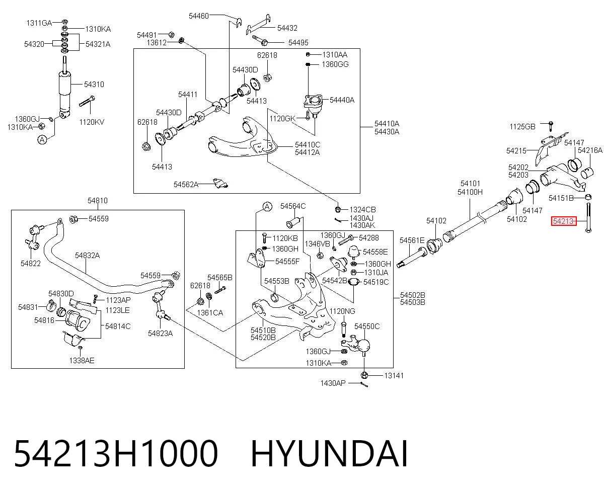 54213H1000 Hyundai/Kia 