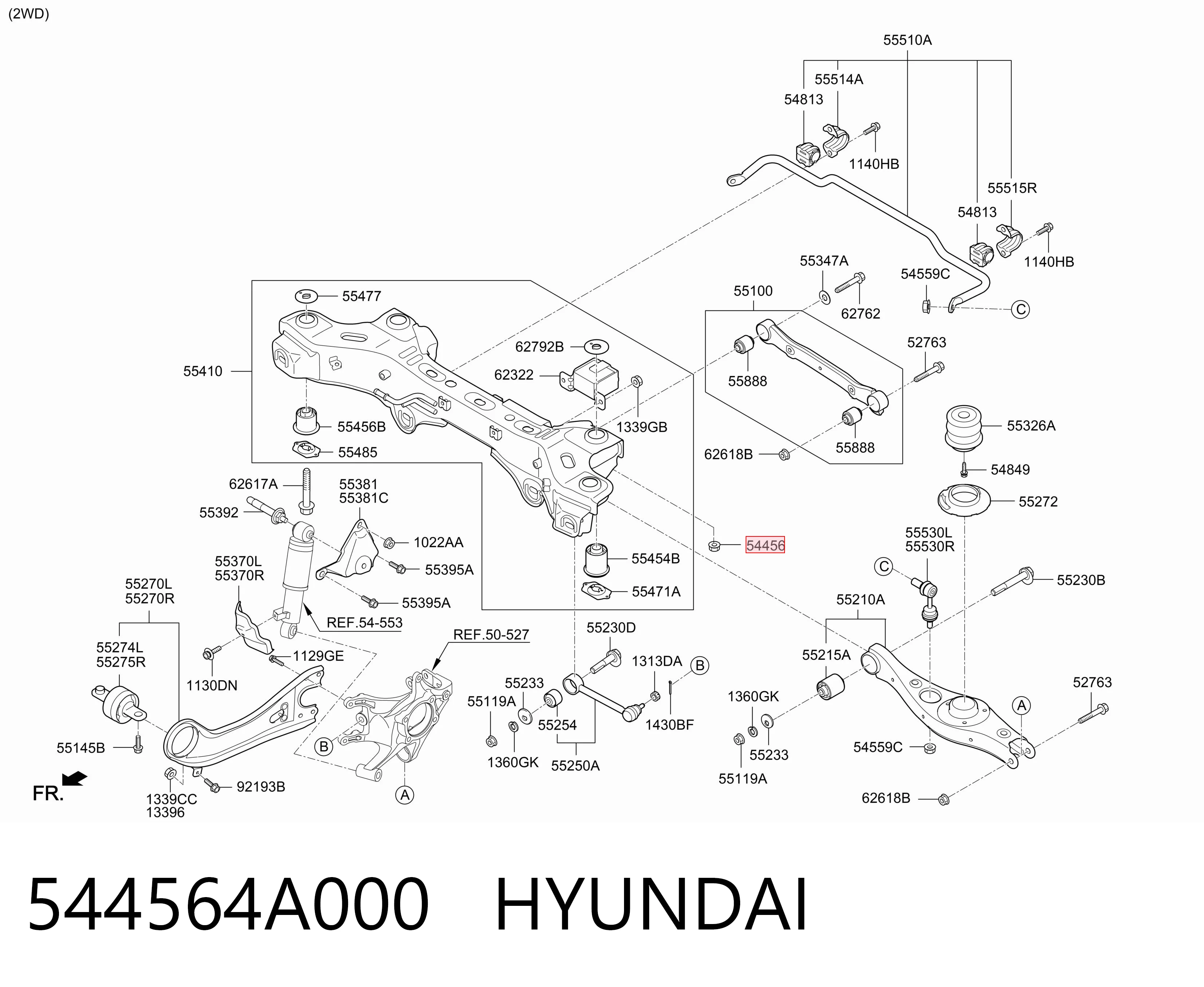 544564A000 Hyundai/Kia 