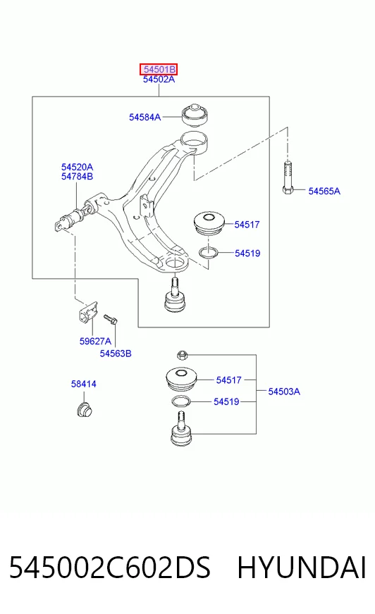 Купить FR1640359L ASM Рычаг передней подвески левый