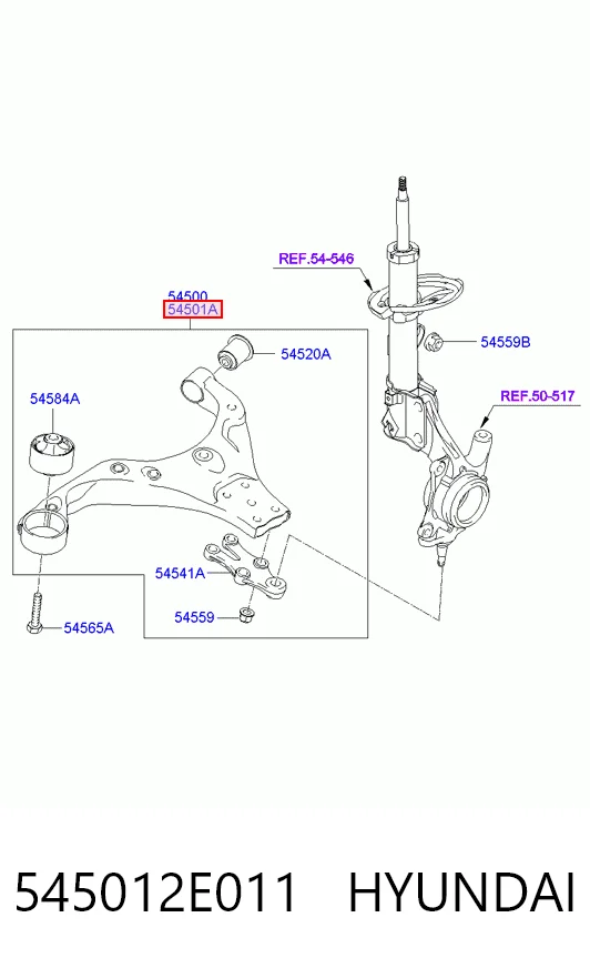 Правый рычаг передней нижней подвески ASM FR1640334R цена, от 28.22 USD