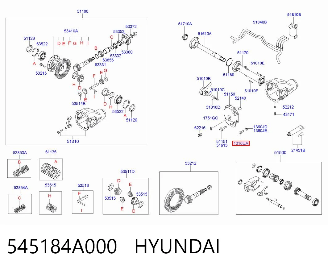 545184A000 Hyundai/Kia 