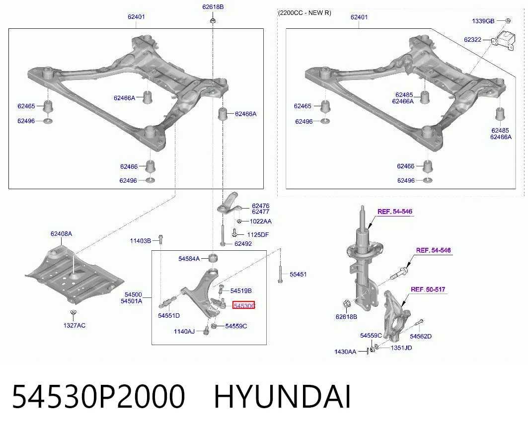 Шаровая опора, нижняя Hyundai Santa Fe IV внедорожник (TM, TMA) (2018 - 2023) цена, от 18.57 USD