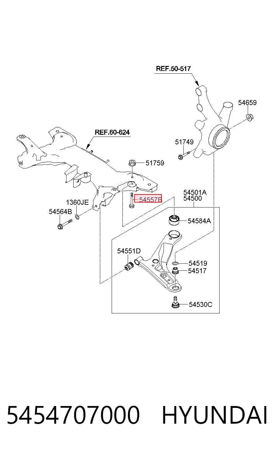 5454707000 Hyundai/Kia 