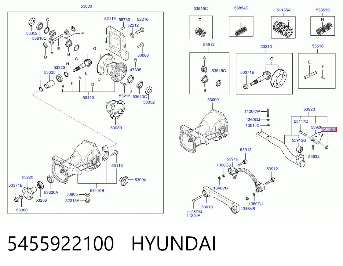 5455922100 Hyundai/Kia Гайка шаровой опоры передней подвески