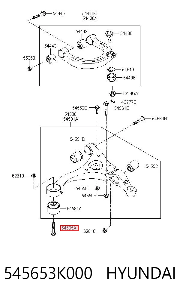 545653K000 Hyundai/Kia 