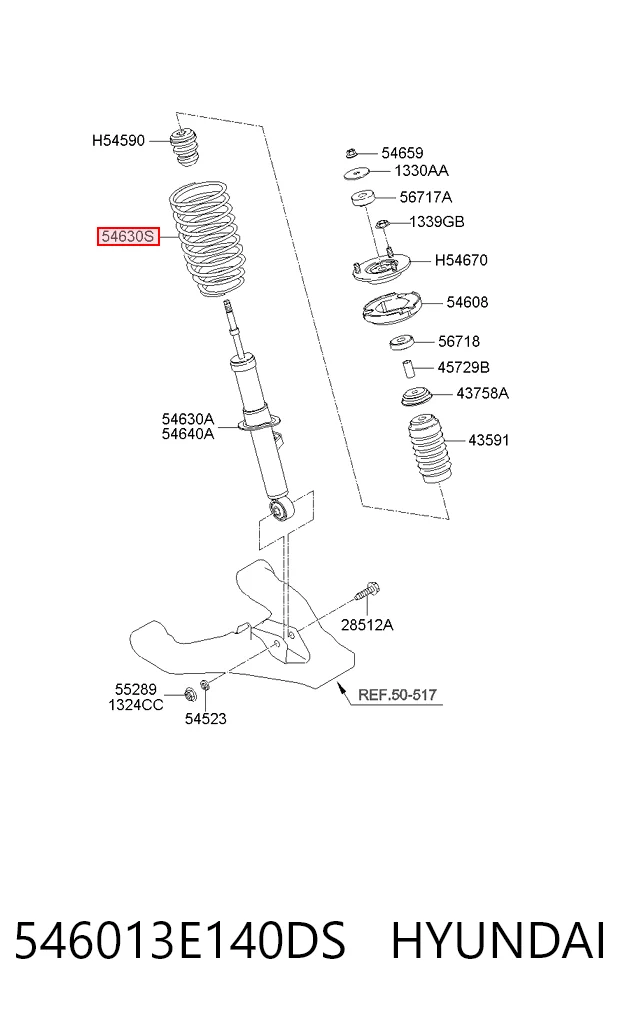 Пружина амортизатора передняя KIA Sorento I внедорожник (JC) (2002 - 2006) цена, от 12.76 USD