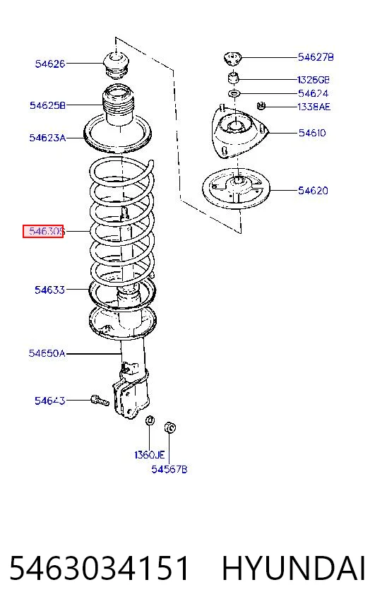 Пружина амортизатора передняя Sensen SA5463034151 цена, от 32.45 USD