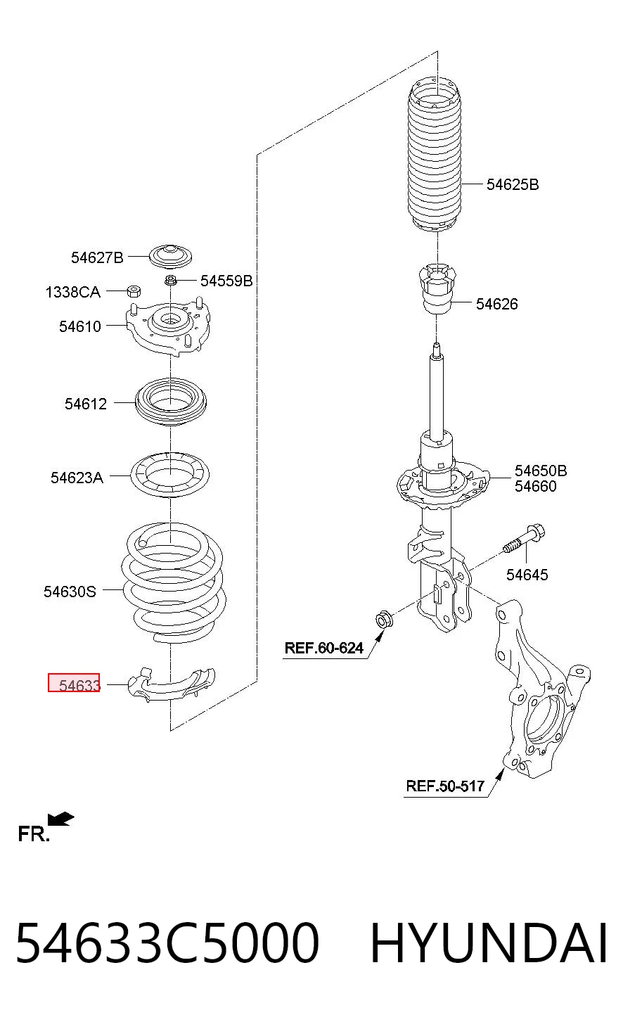 54633C5000 Hyundai/Kia 