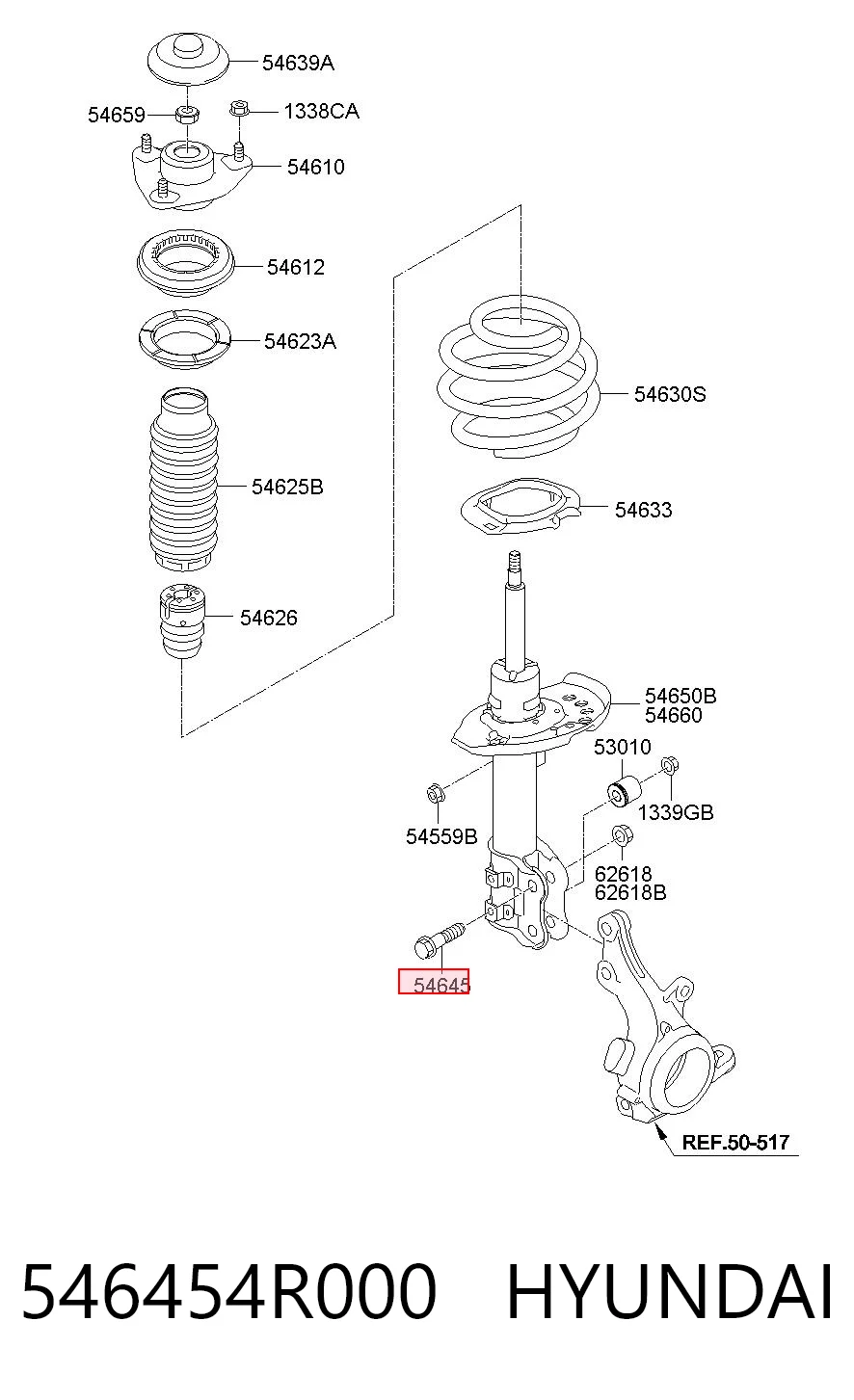 546454R000 Hyundai/Kia 