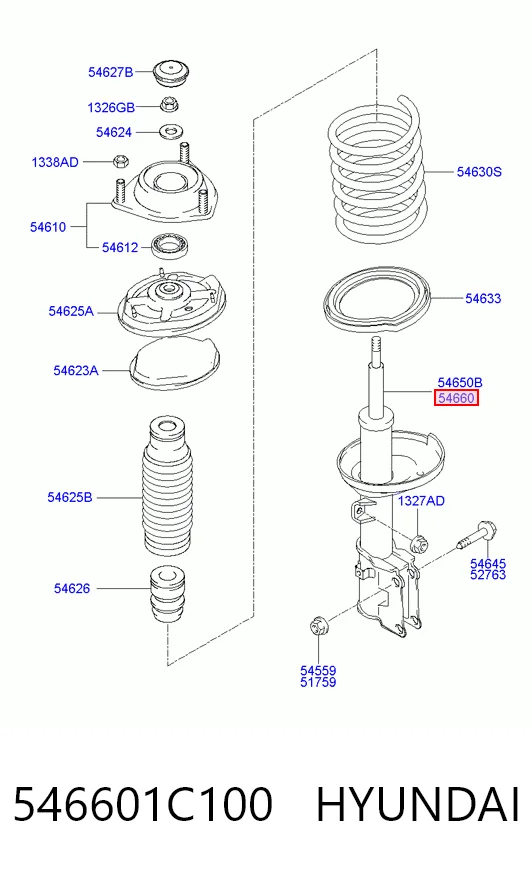 KH302I297G Motor7 Амортизатор передней подвески правый