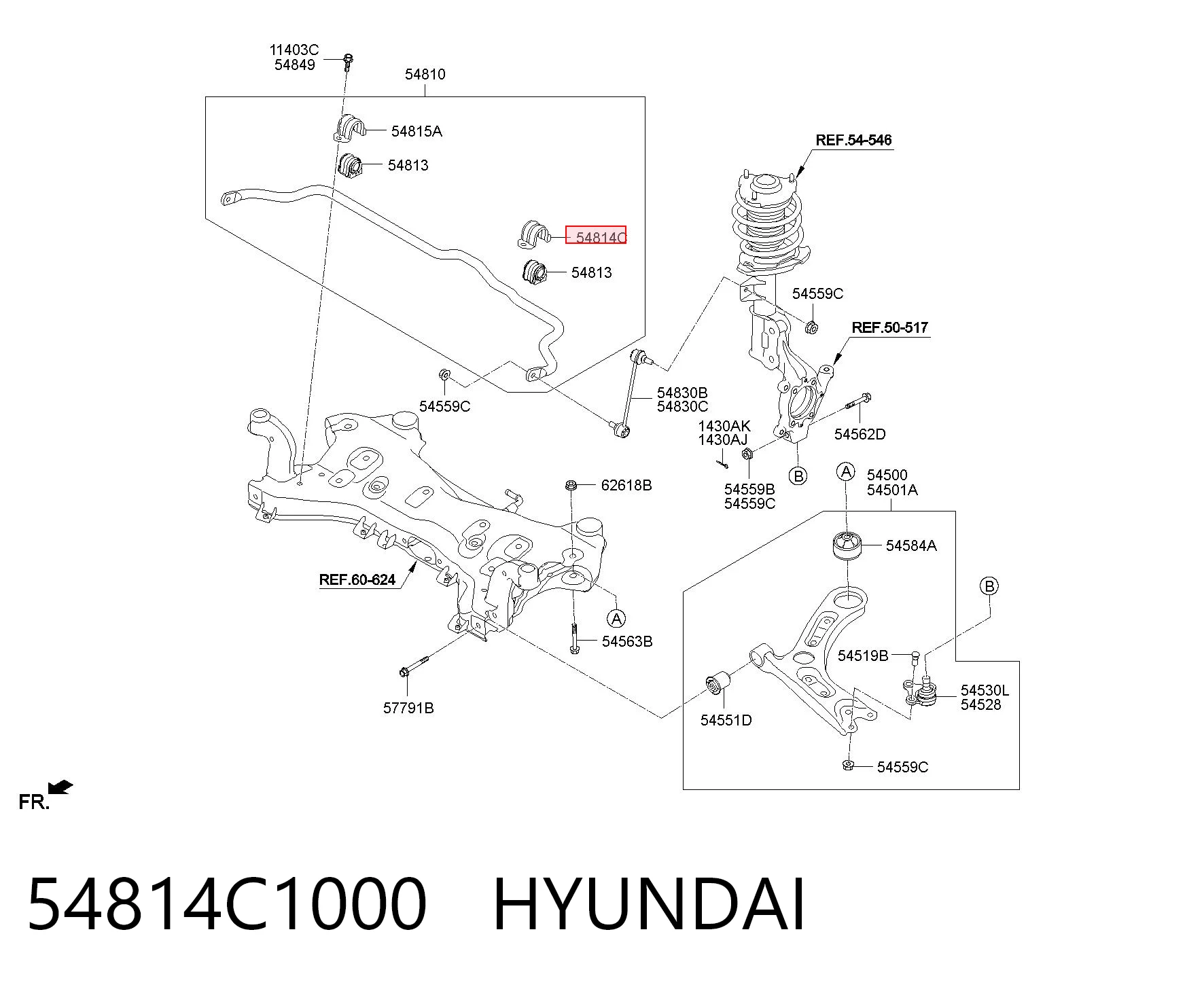 54814C1000 Hyundai/Kia 