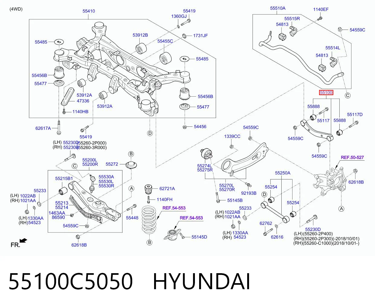 55100C5050 Hyundai/Kia 
