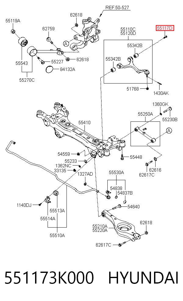 551173K000 Hyundai/Kia 