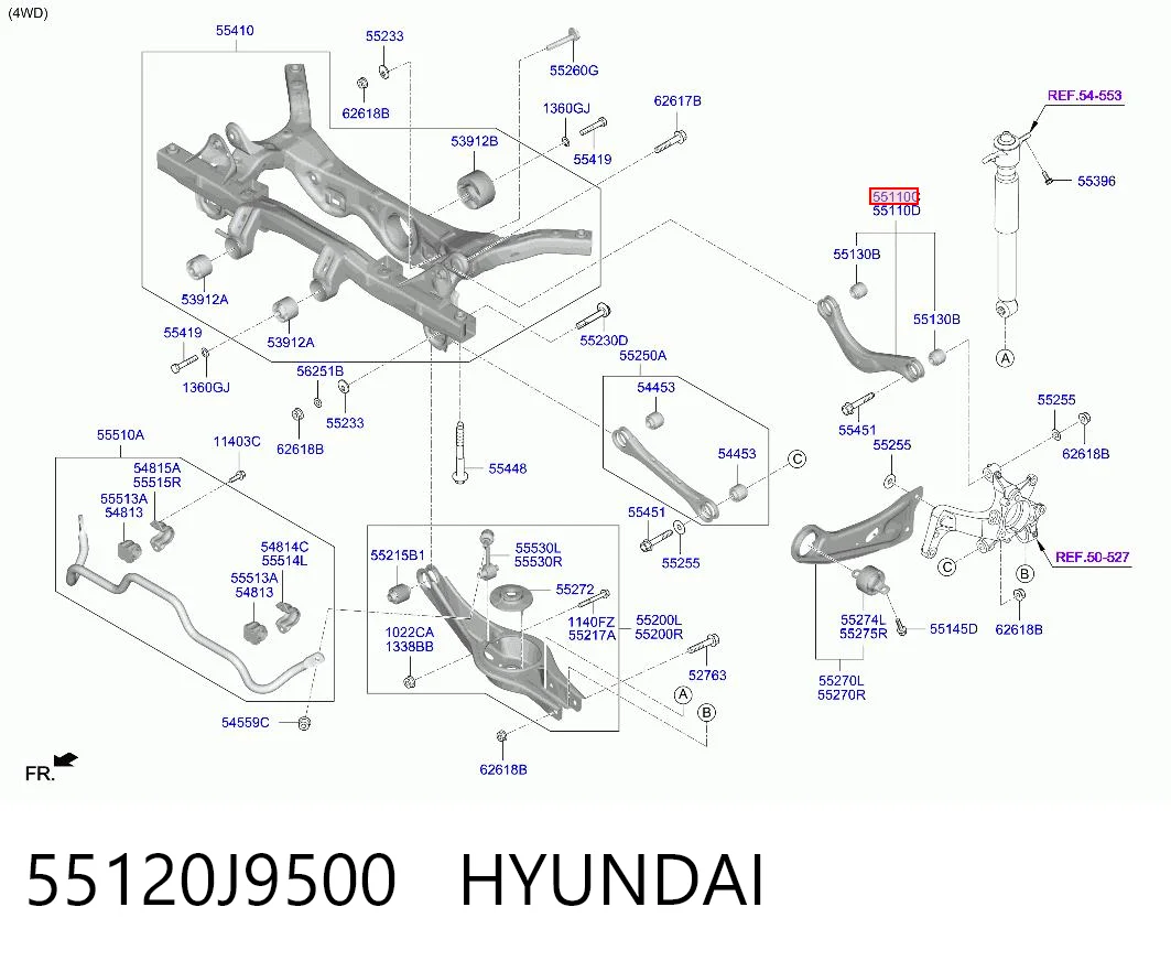 55120J9500 Hyundai/Kia 