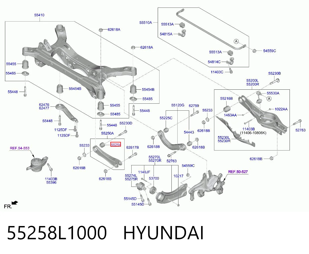 55258L1000 Hyundai/Kia 