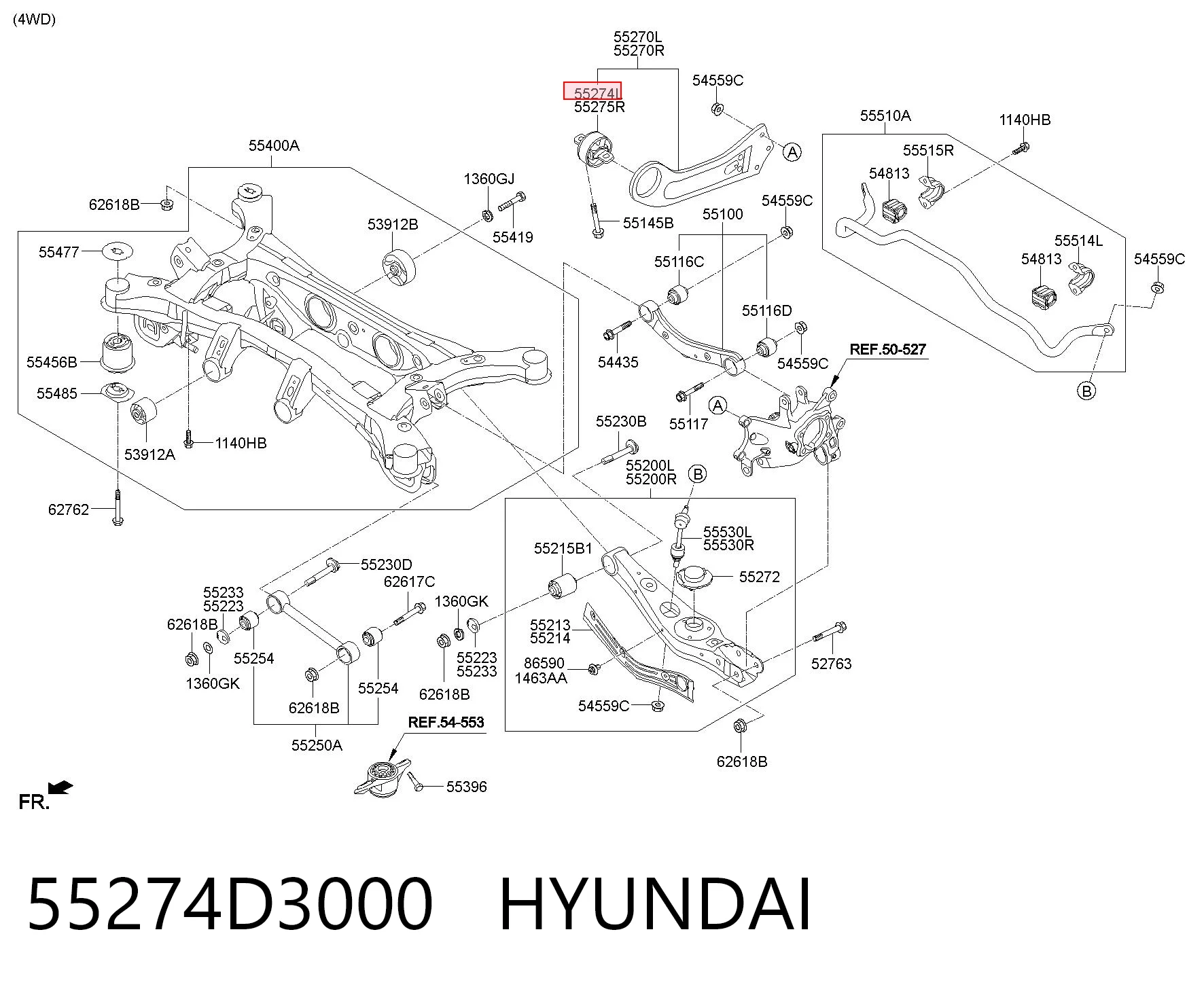 Сайлентблок заднего продольного рычага LM43009 Lemforder
