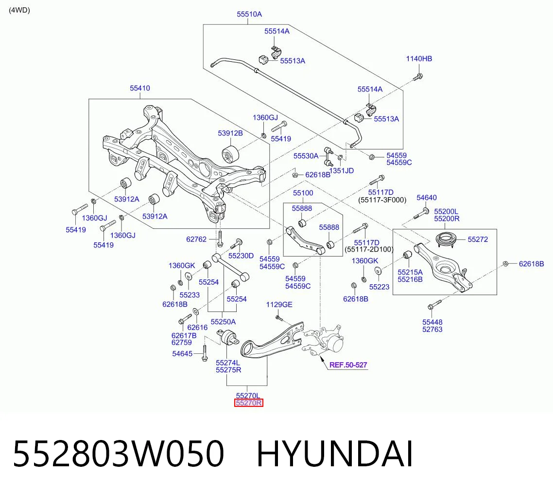 552803W050 Hyundai/Kia 