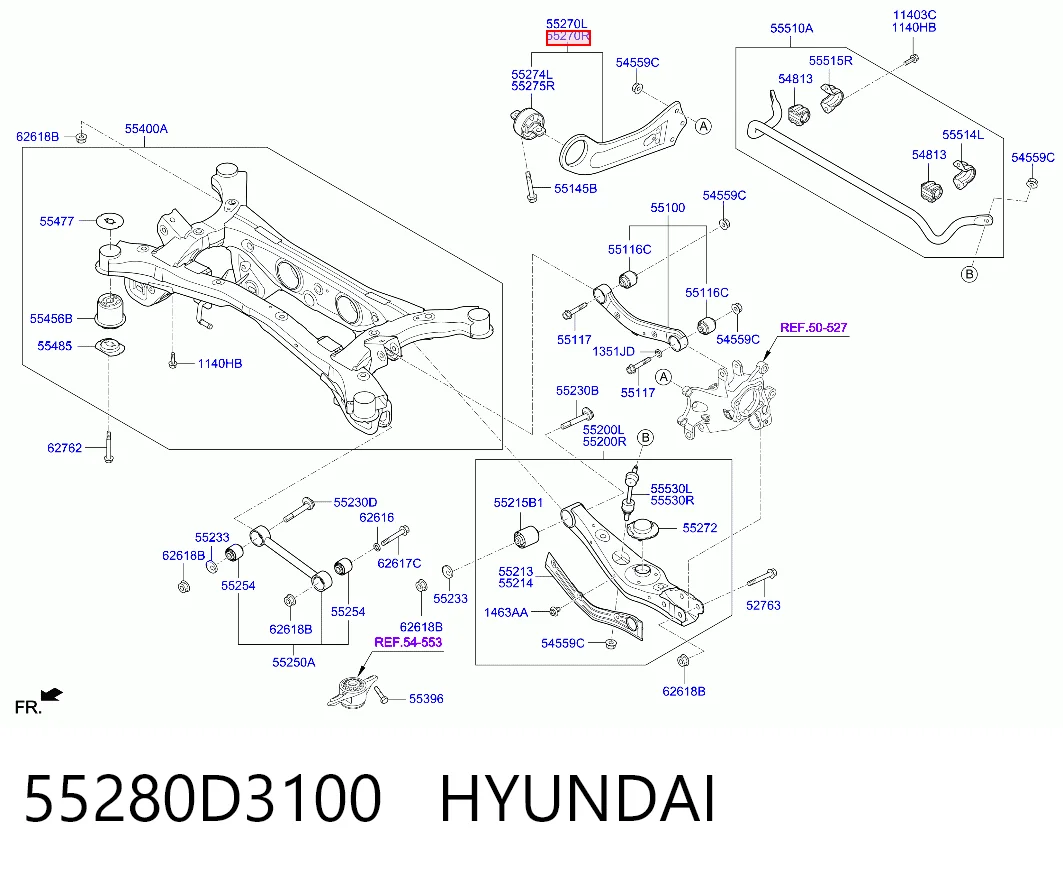 55280D3100 Hyundai/Kia 
