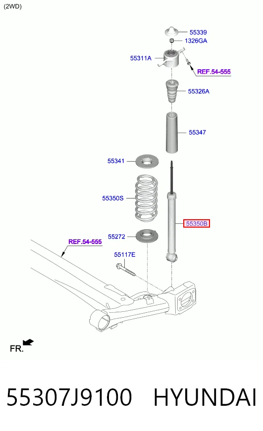 Задний амортизатор Kayaba KYB3430072