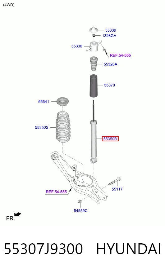 KYB3430072 Kayaba Амортизаторы задние