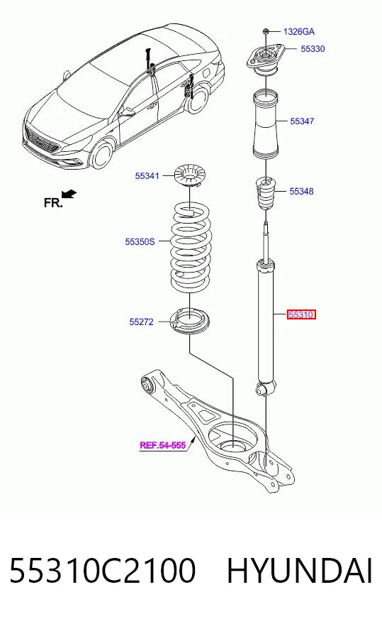Амортизатор задний 8093G Magneti Marelli