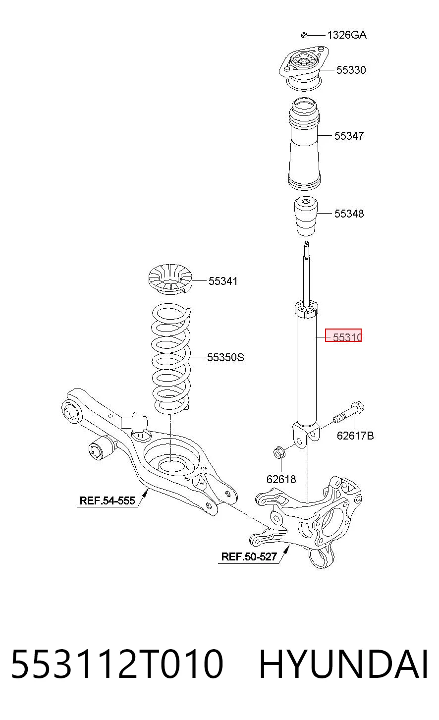 Стойка амортизатора задняя Magnum Technology AG0348 цена, от 29.84 USD