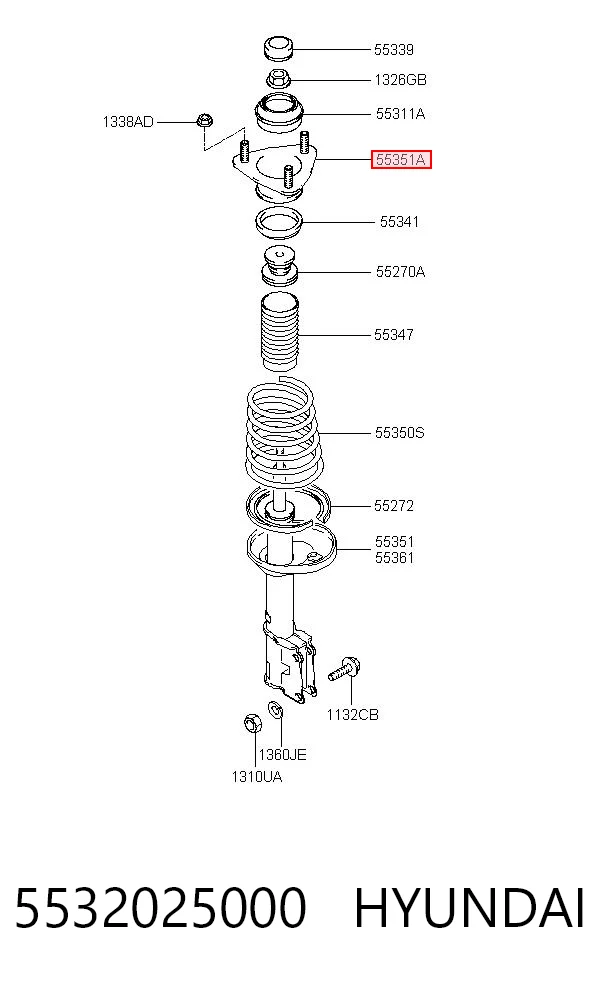 Опора заднего амортизатора Tenacity ASMHY1018 цена, от 7.51 USD