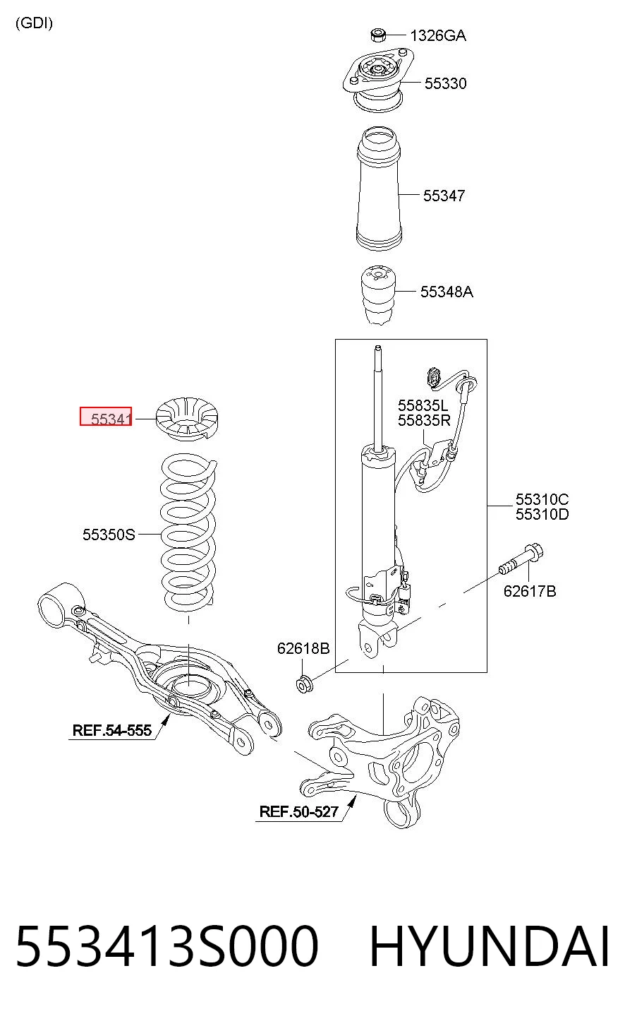 553413S000 Hyundai/Kia 