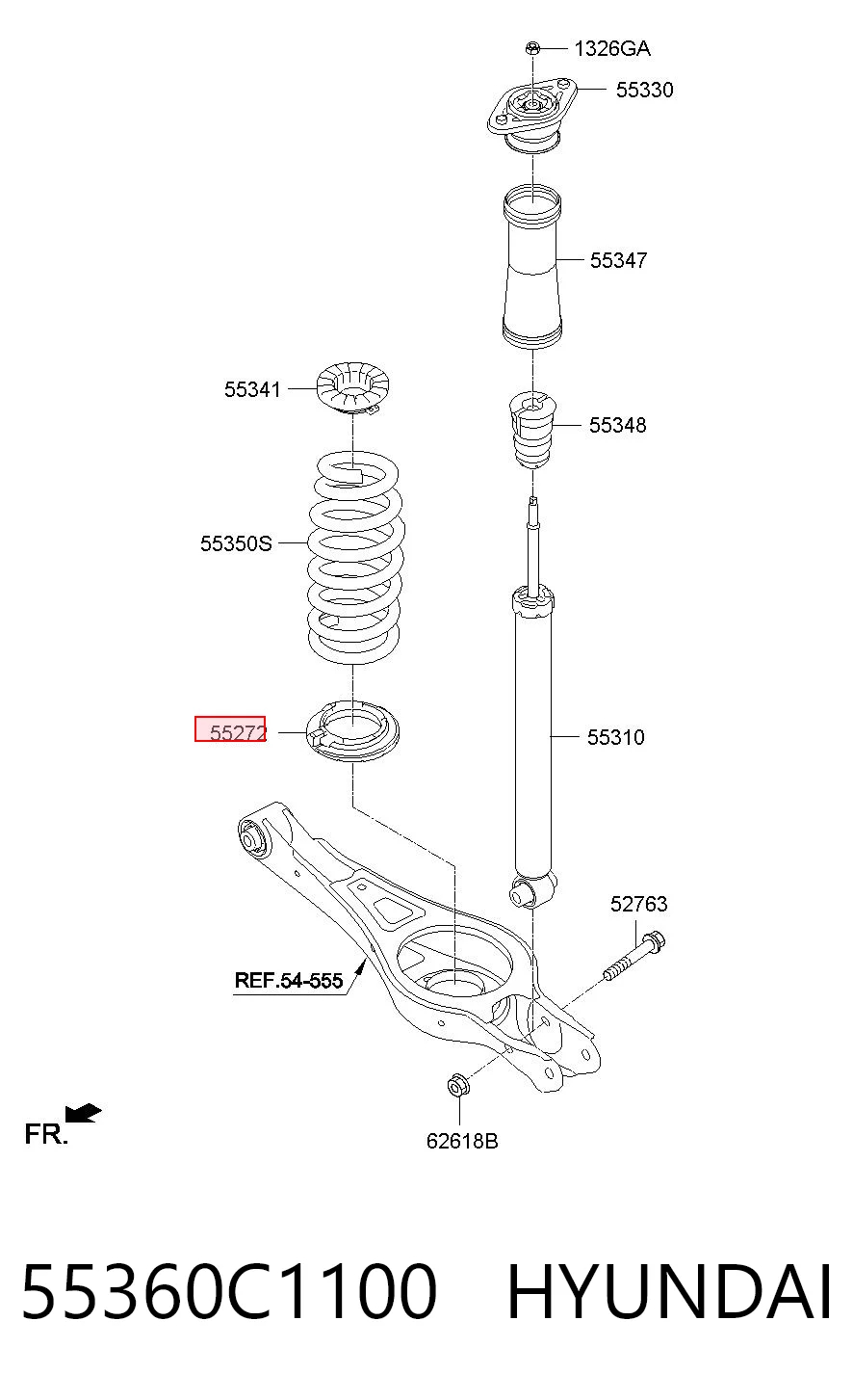 55360C1100 Hyundai/Kia 