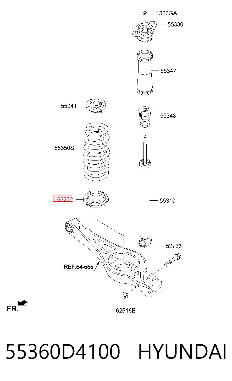 55360D4100 Hyundai/Kia 
