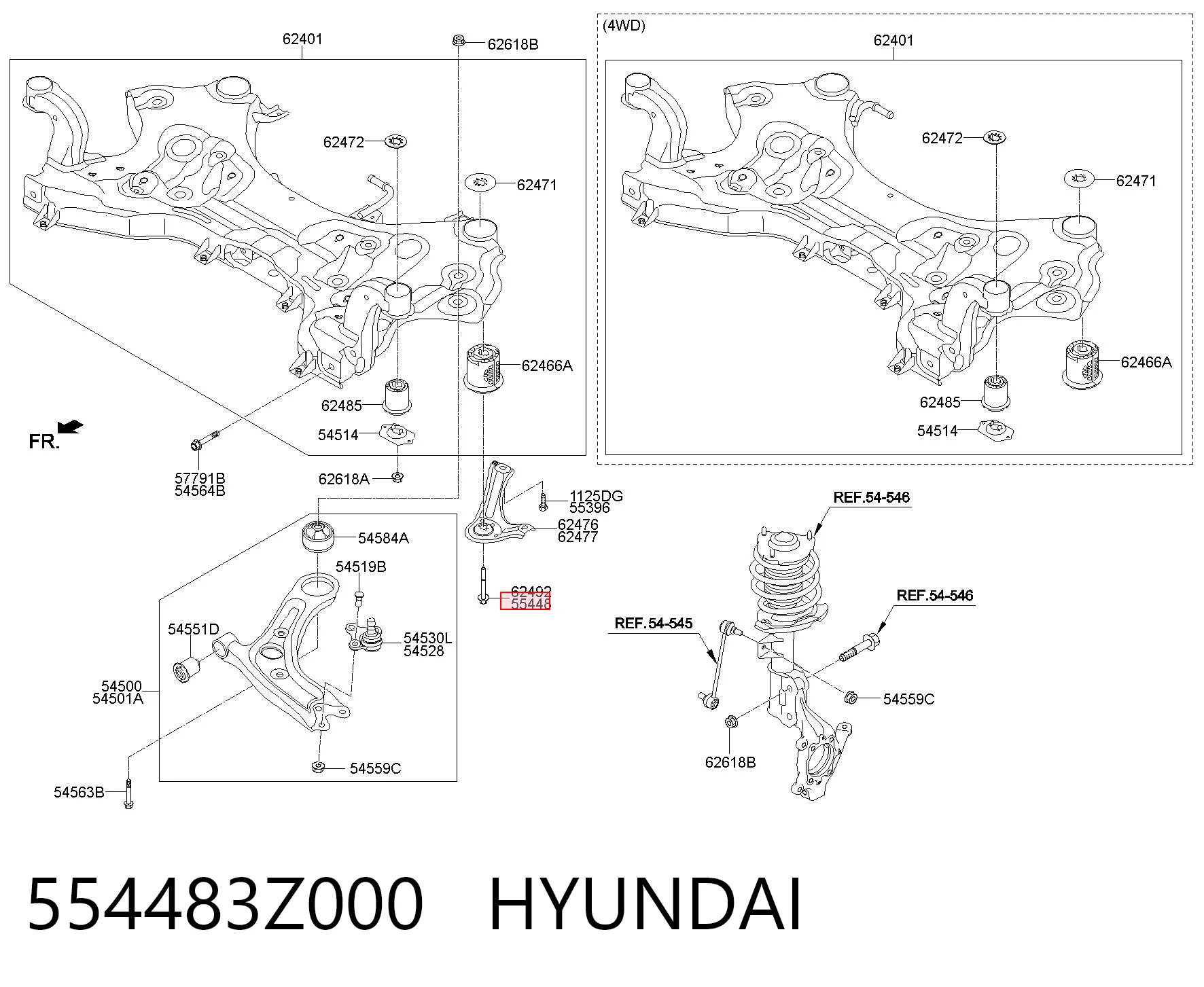 554483Z000 Hyundai/Kia 