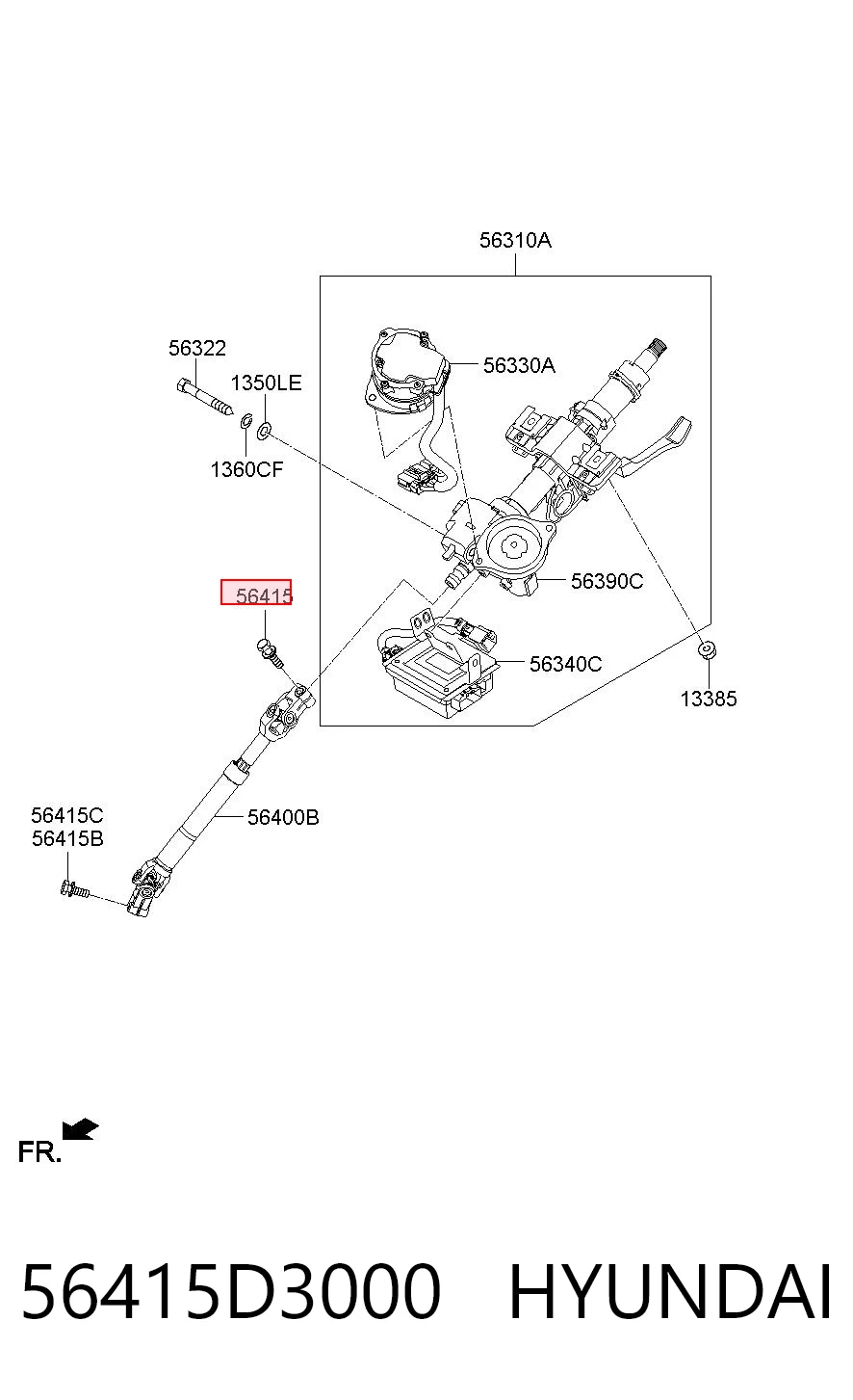 56415D3000 Hyundai/Kia 