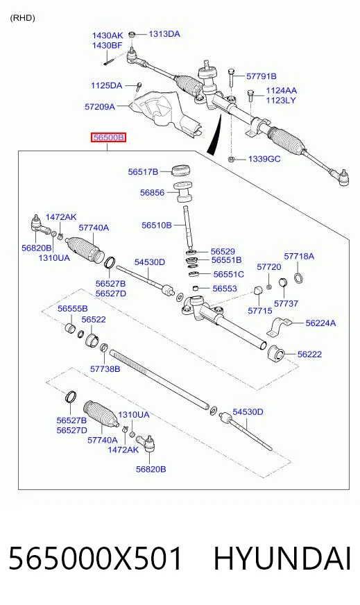 Рулевая рейка M50541NW Motorherz