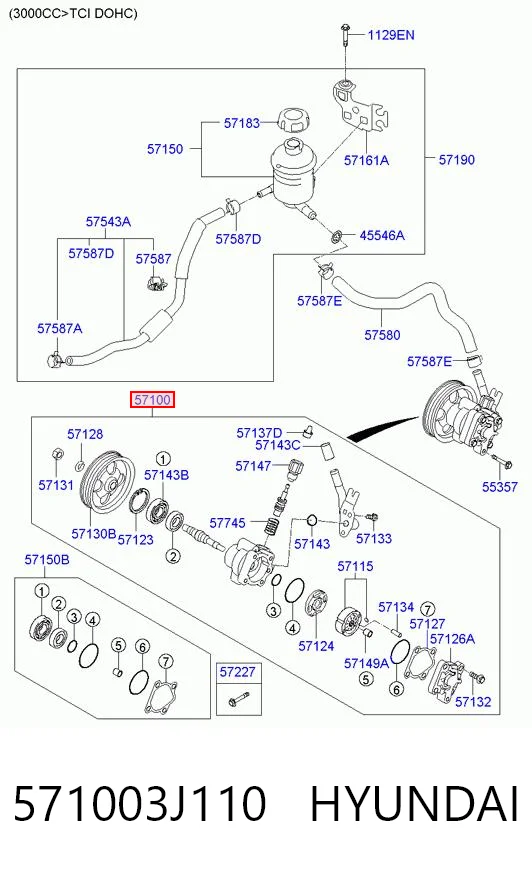 Насос ГУР HY9014 AGR