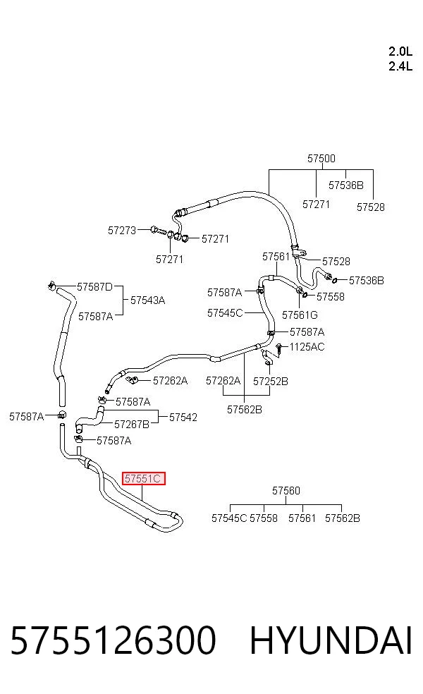 5755126300 Hyundai/Kia 