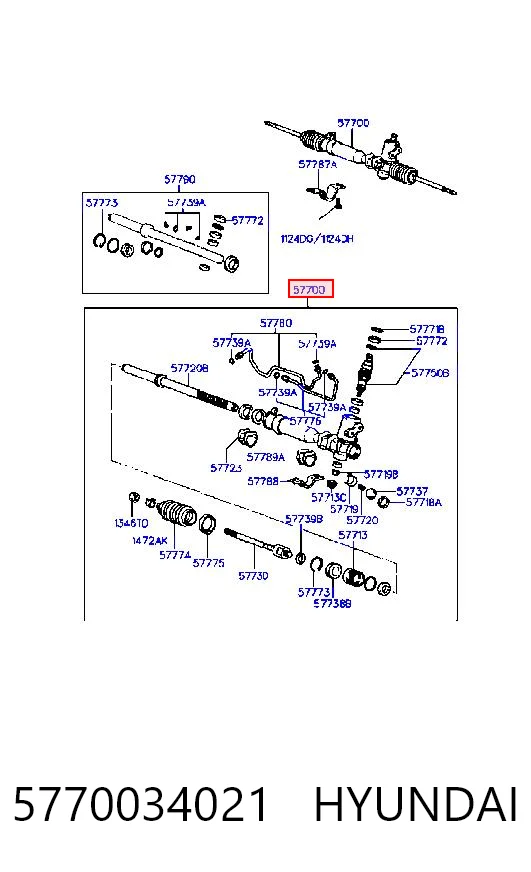 Купить R2446 Motorherz Рулевая рейка